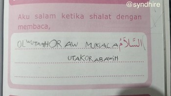 Menjawab dengan huruf latin yang dibalik. Foto: Thread @greatof_7