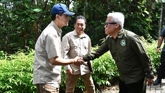 Mentrans saat meninjau kawasan Samboja Lestari