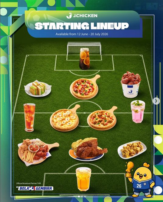 Nobar Piala Dunia 2026 Makin Seru dengan 7 Promo Makanan dan Minuman Ini Nobar Piala Dunia 2026 Makin Seru dengan Promo Makanan dan Minuman Ini