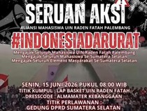 8 Tuntutan Aksi Mahasiswa UIN Palembang pada Senin, 15 Juni 2026