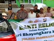 Polres Pamekasan Gelar Bakti Religi Sambut Hari Bhayangkara ke-80