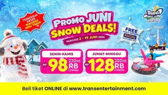 Ajak Anak Rasakan Bermain Salju, Trans Snow World Bintaro Buka Promo Juni Ini!