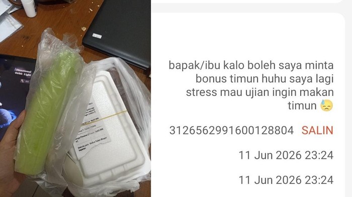 Warung Nasi Goreng Kasih Timun Utuh Buat Lalapan