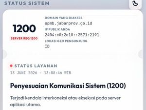 Ortu Keluhkan Web SPMB Jabar Error: Cuma Ada Dinosaurus Lompat