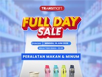 Transmart Full Day Sale Obral Peralatan Makan Minum, Mulai Rp 12.000-an