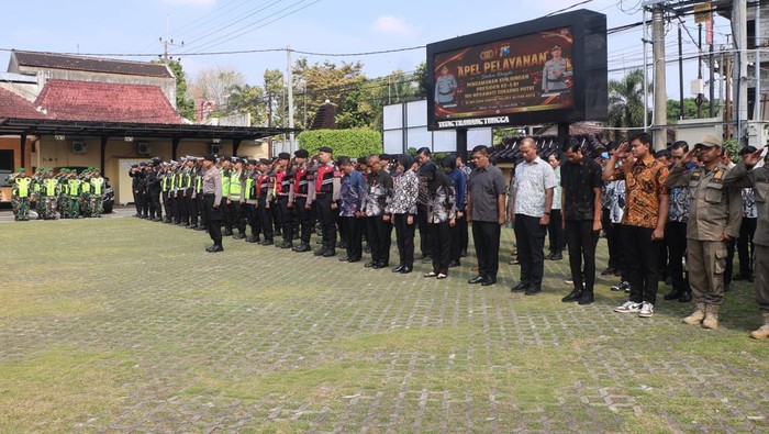 Apel pengamanan kunjungan Megawati ke Blitar