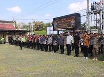 654 Personel Gabungan Amankan Kunjungan Megawati ke Blitar Siang Ini