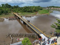 Resmikan Jembatan di OKI, Gubernur Sumsel Komitmen Perkuat Konektivitas