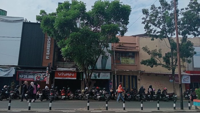 Lokasi parkir saat CFD Jembatan Ampera Palembang berlangsung
