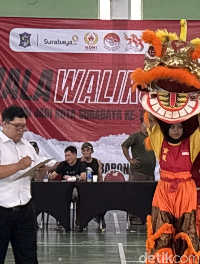 19 Tim Barongsai Adu Ketangkasan di Piala Wali Kota Surabaya