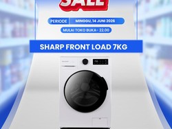 Mesin Cuci Sharp Front Load Cuma Harga Segini di Transmart Full Day Sale