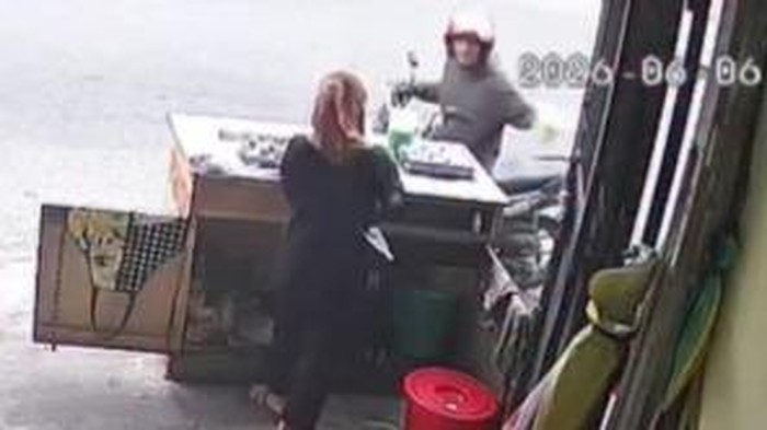 Viral di media sosial suami merusak dagangan istri di Makassar.