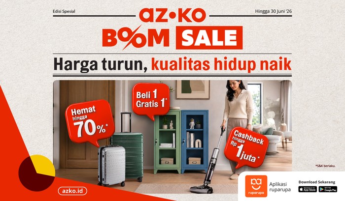 AZKO BOOM SALE Hadirkan Ragam Promo Menarik, Ini Detailnya