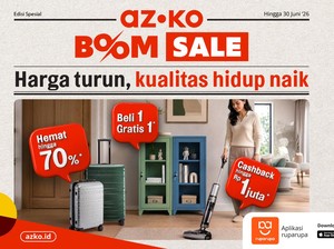 AZKO BOOM SALE Hadirkan Ragam Promo Menarik, Ini Detailnya