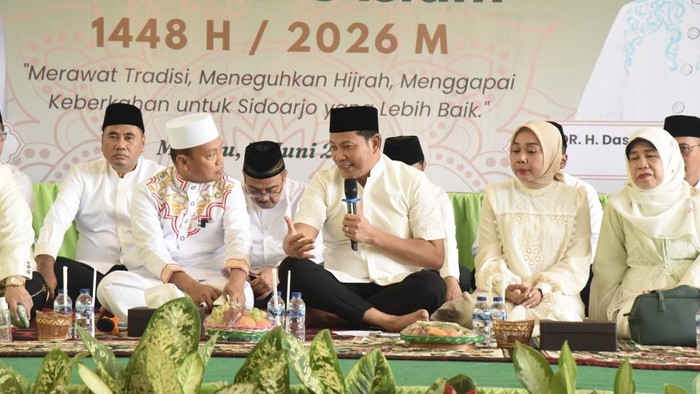 Bupati Sidoarjo Subandi dalam peringatan 1 Muharram 1448 H.