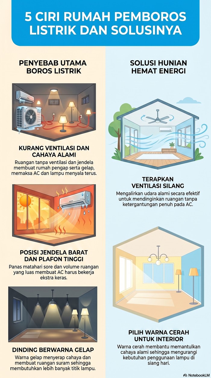 Ciri-ciri Rumah yang Bisa Bikin Boros Listrik