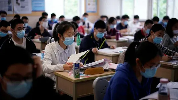 Ilustrasi Mahasiswa di China Ilustrasi Mahasiswa di China