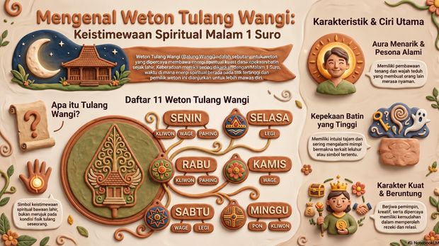 Infografis Weton Tulang Wangi. Infografis Weton Tulang Wangi.