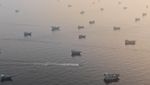 Jantung Energi Dunia Terpantau dari Udara, Kapal-Kapal Penuhi Selat Hormuz