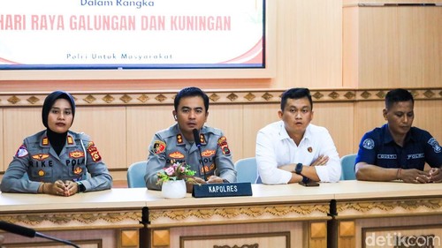 Kapolres Gianyar AKBP Chandra Kesuma saat temu media di kantornya, Senin (15/6/2026). (Foto: Aryo Mahendro/detikBali)