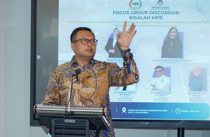 Kepala Biro Persidangan dan Konstitusi Pemasyarakatan MPR RI, Wachid Nugroho