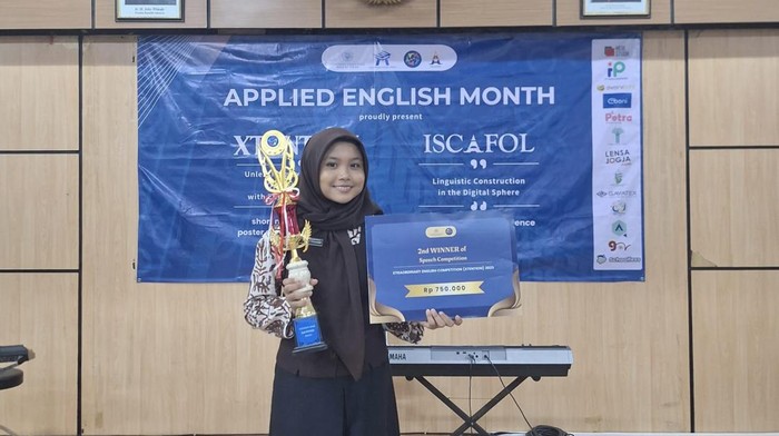 Lovely Viola Hadi, lulusan SMAN 1 Teladan Jogja yang diterima di 7 kampus luar negeri.