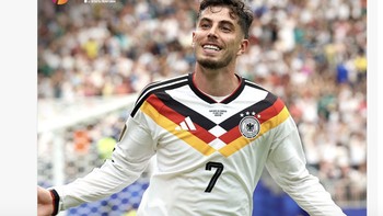 Sudah beberapa kali Timnas Jerman menang sangat telak di ajang Piala Dunia. Foto: X.com