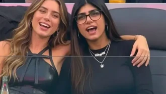 Mia Khalifa Bilang Foto Viralnya Nonton Piala Dunia Hasil AI