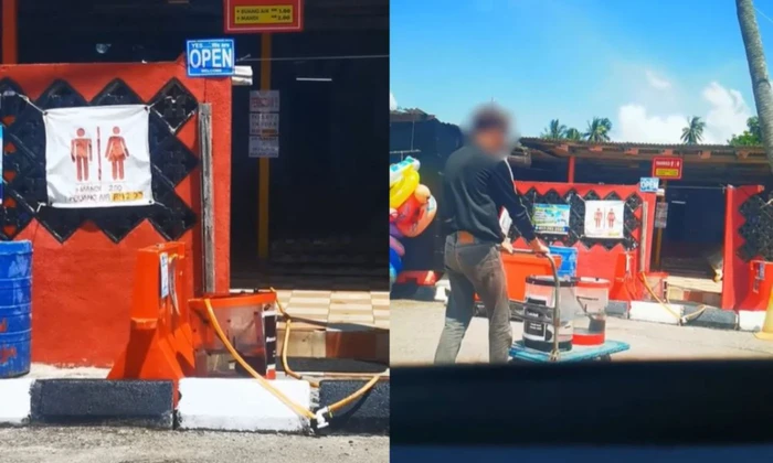 Pakai Selang dari Toilet, Penjual Minuman Ini Dikecam Banyak Orang
