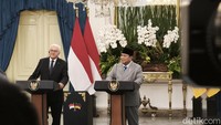 Prabowo Sapa Presiden Jerman di Istana: Guten Tag, Herzlich Willkommen