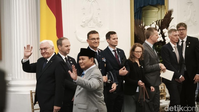Prabowo Terima Kunjungan Presiden Jerman