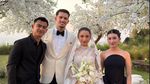 Momen Kebersamaan Pratama Arhan-Inka Pergi ke Nikahan Justin dan Jennifer