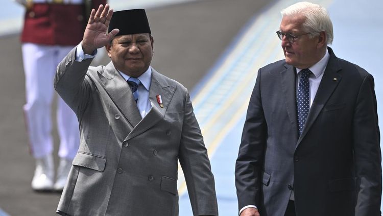 Prabowo Terima Kunjungan Presiden Jerman