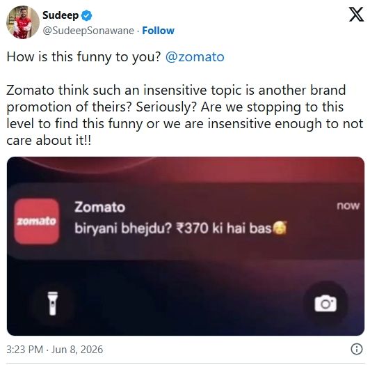 Aplikasi Makanan Ini Digeruduk Gegara Notifikasi Biryani Viral
