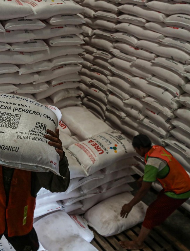 Penyaluran Pupuk Subsidi Capai 4,3 Juta Ton