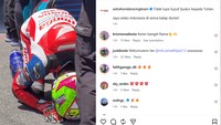 Sujud Syukur Kiandra Ramadhipa usai Juara Moto3 Junior di Portugal