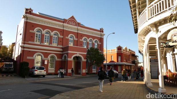 Bangunan lawas di Fremantle, Australia Barat