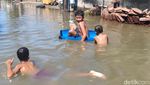 Banjir Rob Merendam Kawasan Pesisir Sidoarjo