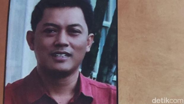 Foto Wawan di Museum Mbah Marijan Foto Wawan, wartawan yang meninggal saat liputan erupsi Gunung Merapi, di Museum Mbah Marijan