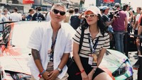 Gading Marten-Medina Dina Pacaran Nonton Balapan Mobil di Prancis