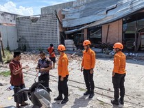 Auditorium Universitas Tadulako Rusak Diguncang Gempa Saat Giat Wisuda SD