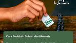 Cara Sedekah Subuh di Rumah