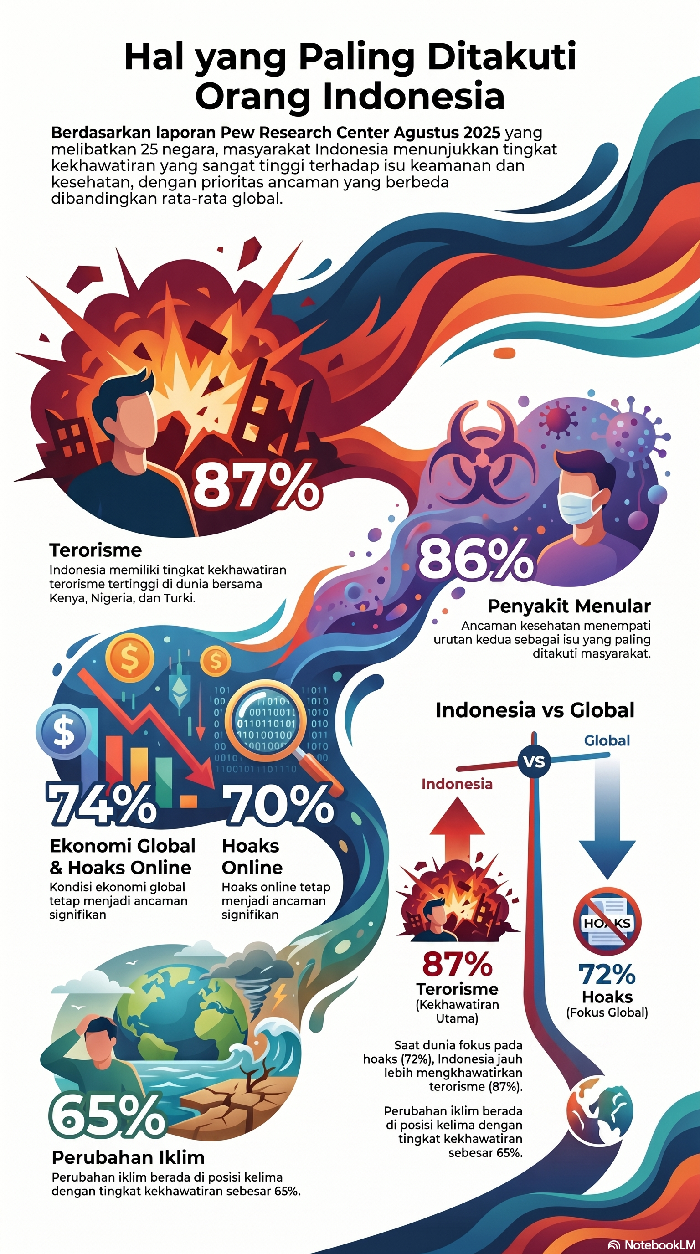Hal yang Paling Ditakuti Orang Indonesia