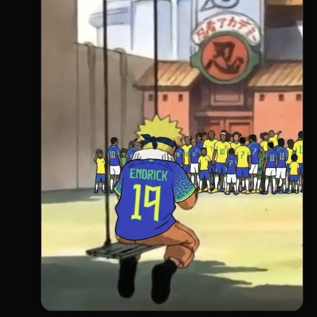 Dipinggirkan Ancelotti, Endrick Diolok-olok via Meme Anime