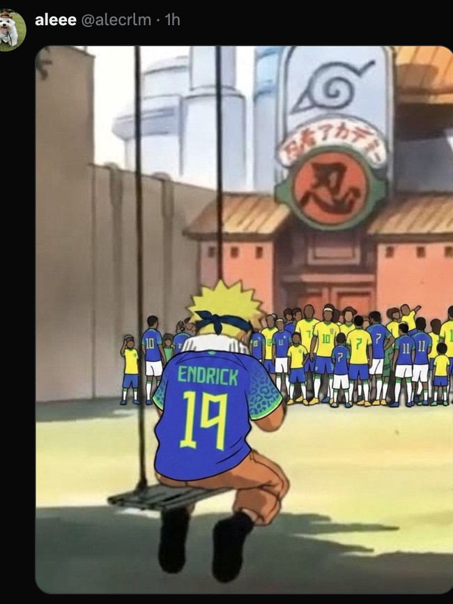 Dipinggirkan Ancelotti, Endrick Diolok-olok via Meme Anime
