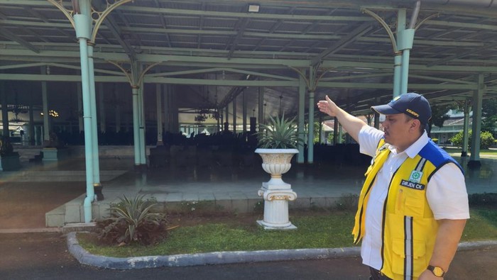 Kementerian Pekerjaan Umum meninjau Pura Mangkunegaran, Selasa (16/6/2026)