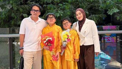 Momen Adem Ririe Fairus dan Ayus Sabyan dalam Acara Anak