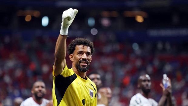 Soccer Football - FIFA World Cup 2026 - Group H - Spain v Cape Verde - Atlanta Stadium, Atlanta, Georgia, U.S. - June 15, 2026 Cape Verde's Vozinha celebrates after the match IMAGN IMAGES via Reuters/Brett Davis