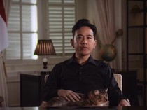 Sambil Elus Kucing, Gibran Bicara Pemanfaatan AI Harus Dibarengi Etika