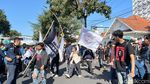 Demo Mahasiswa Depan Gedung Grahadi